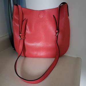 KGB Black Label Coral Leather Crossbody Bag